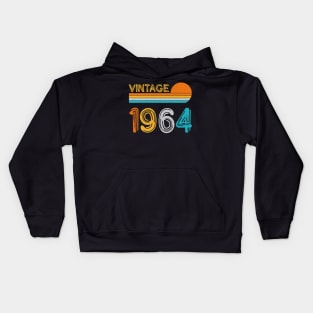 Vintage 1964 Happy 59th Birthday Retro Kids Hoodie